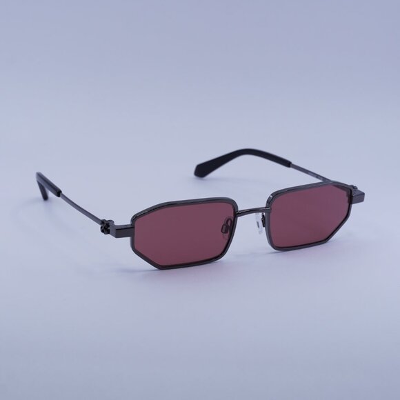 Off-White Off-White OERI14J LOA 7728 Sunglasses Gunmetal Geometric Frame